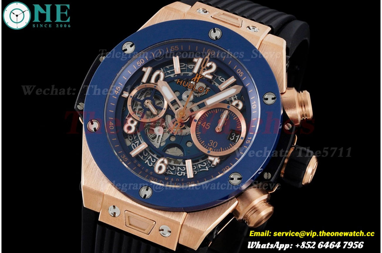 Big Bang Unico 42mm RG/RU Skeleton Dial BBF HUB1280