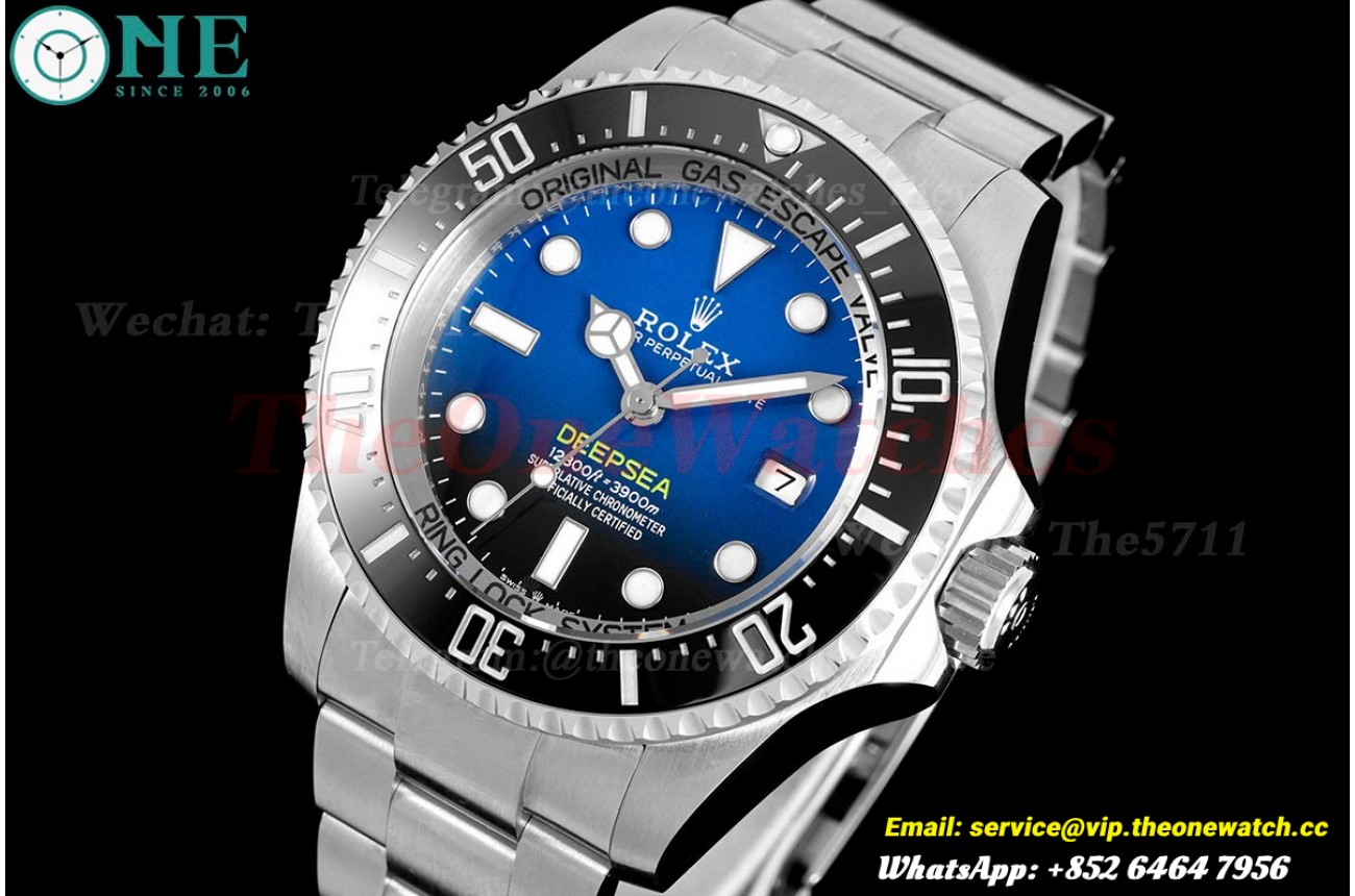 DeepSea 136660 44mm SS/SS Gadient Blue DIal EWEF A3235