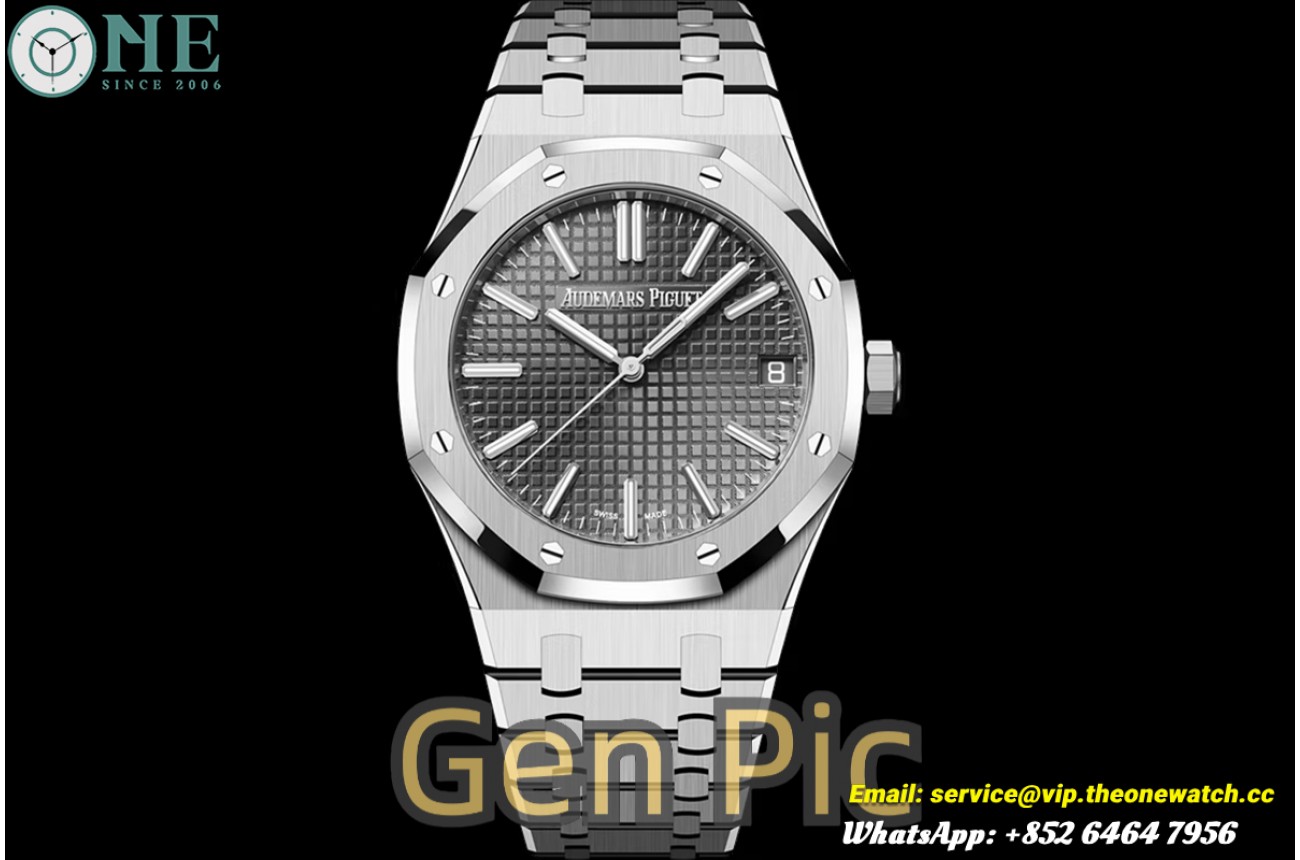 Royal Oak 41mm 15510 SS/SS Grey/Stk TOPF DD4302 Super Clone