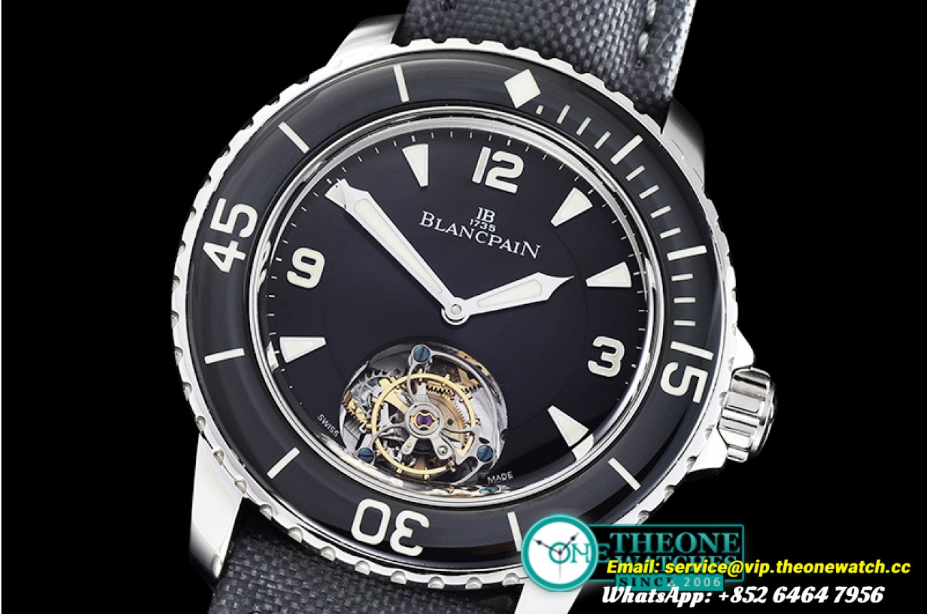 Fifty Fathoms SS/NY Tourbillon Asia HW Tourbillon