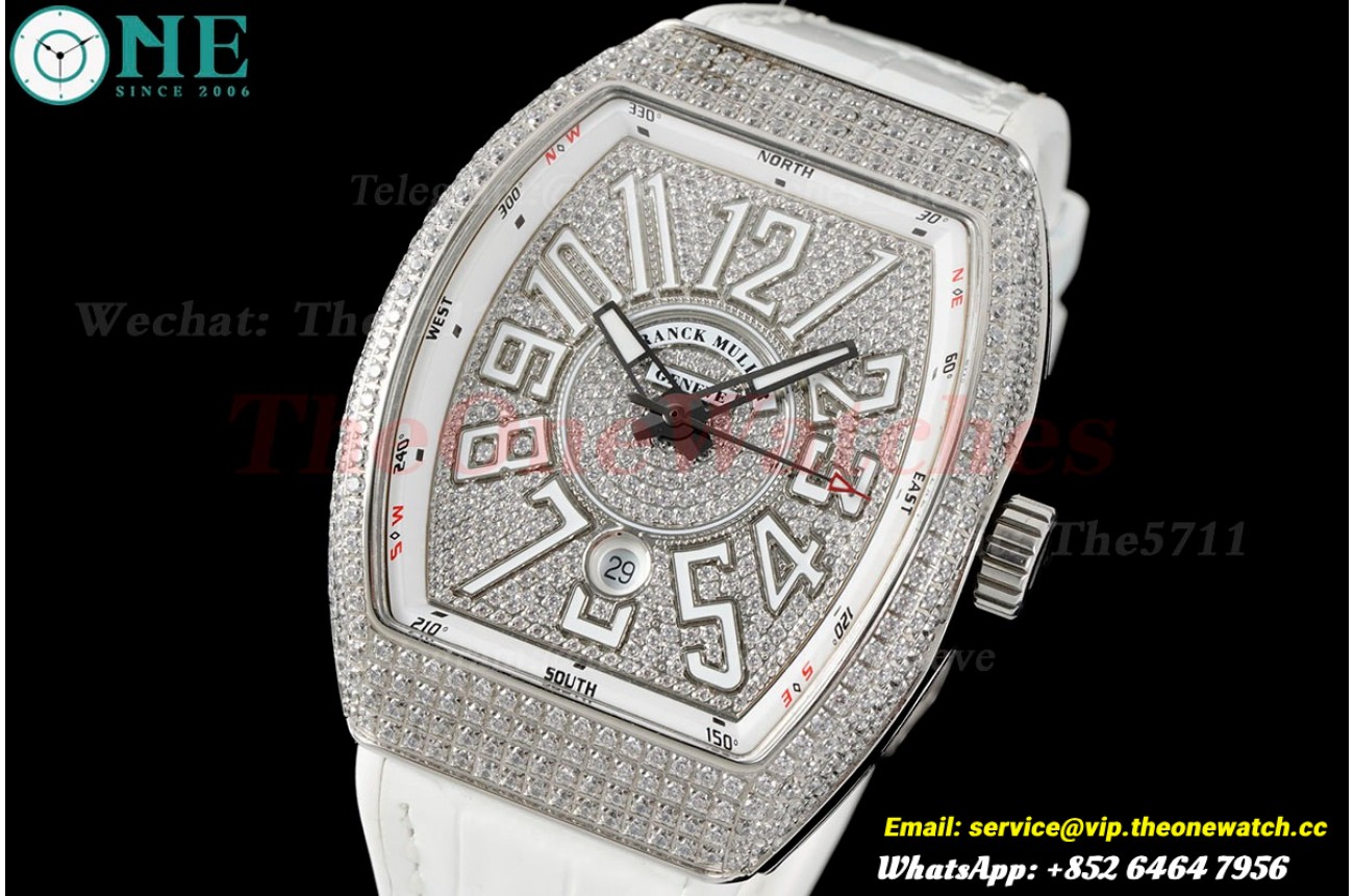 Vanguard Mens V45 SS/LE Diamonds Dial ABF A2824
