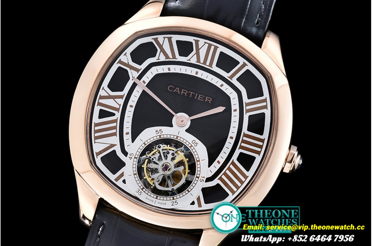 Cartier - Drive De Cartier Tourbillon RG/LE Black Tourbillon