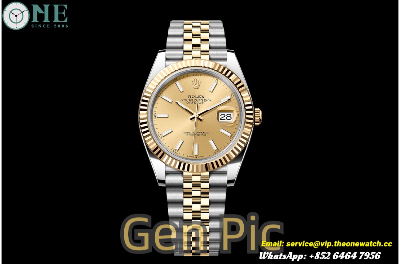 Datejust 126333 41mm Jub SS/YG Gold/Stk VSF V2 DD3235(Weighted Approx.147g)