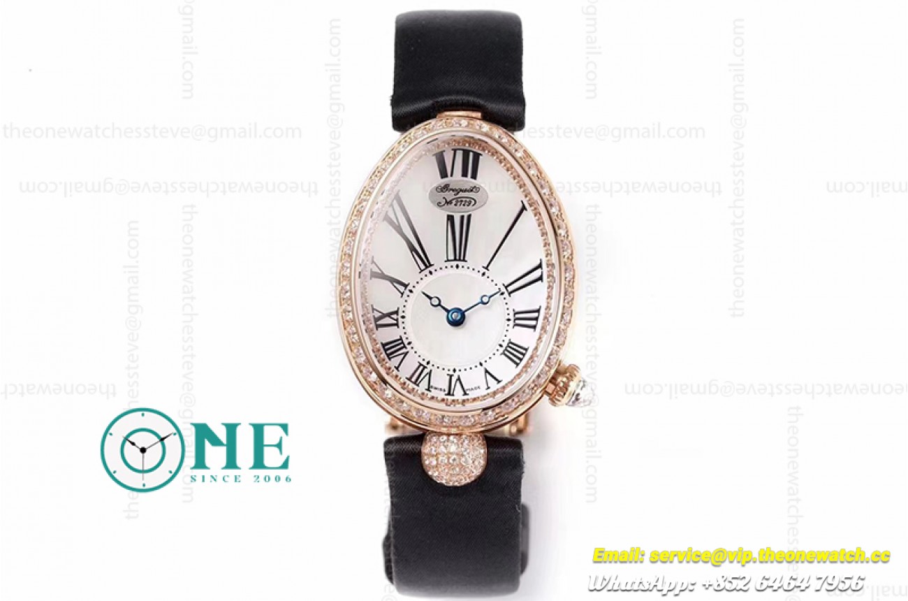 Breguet - Reine de Naples 8928 RG/LE MOP Wht/Rm ZF Jap 6T51