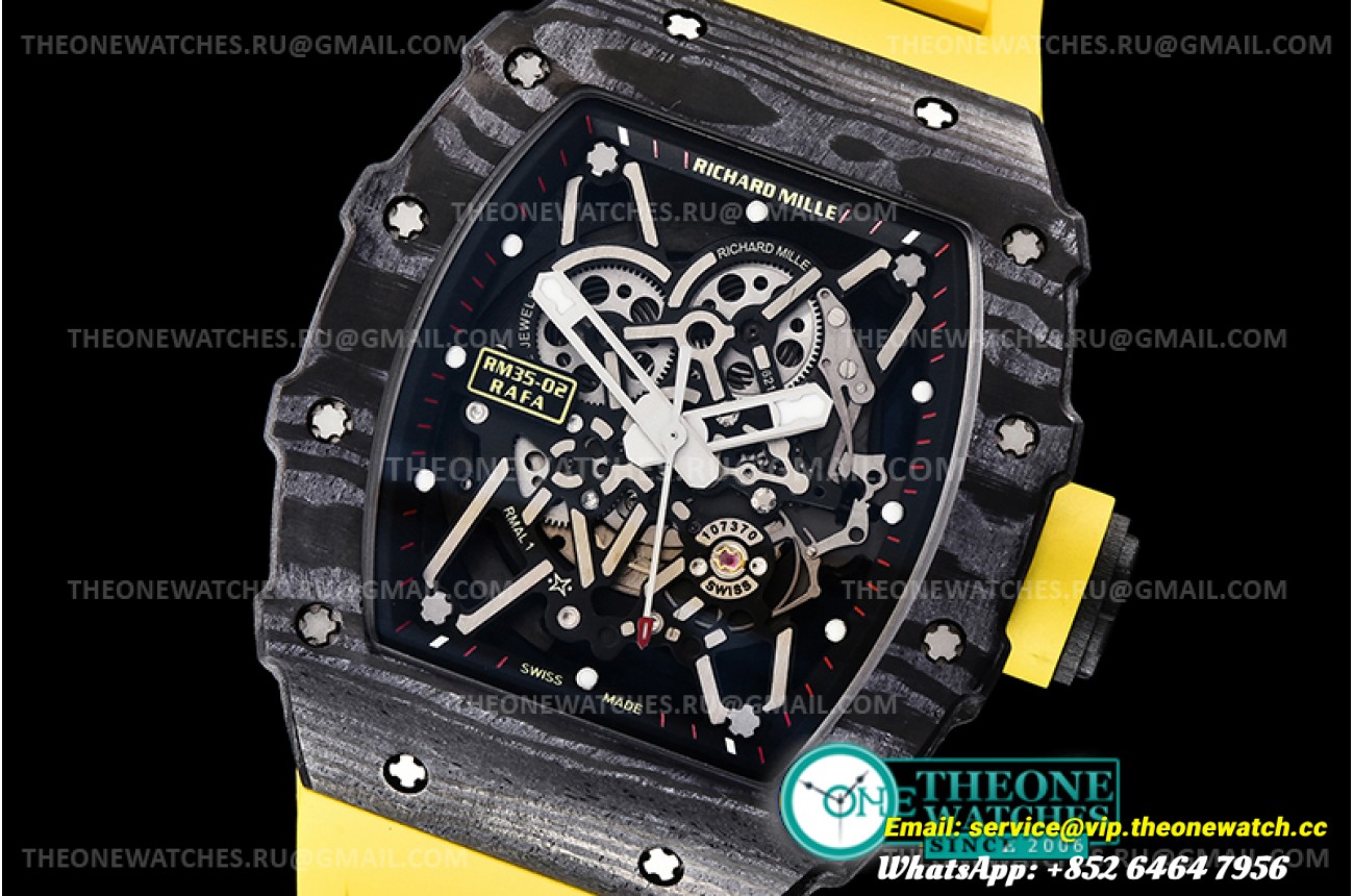 Richard Mille  - RM035-02 Rafael Nadal FC/RU Yellow Z+F NH05A Mod