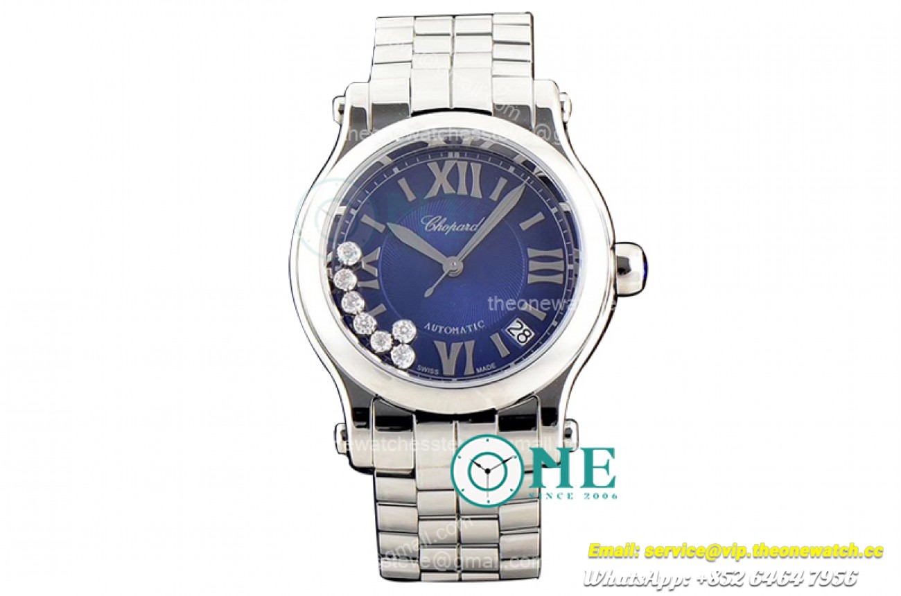 Chopard - Happy Sports 36mm SS/SS Blue YF A2892