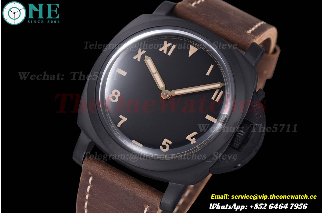 Luminor Pam629 47mm DLC/LE Black Dial HWF A6497