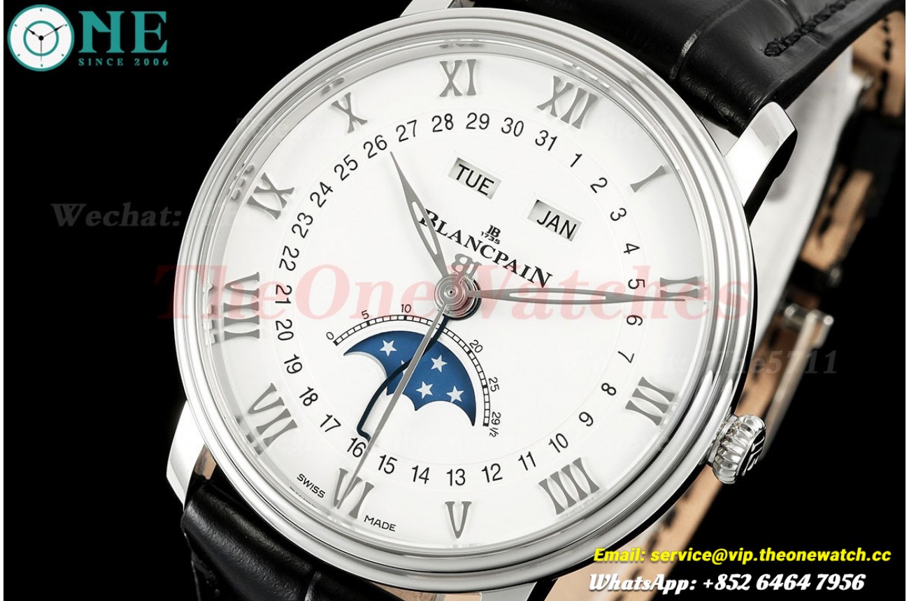 Villeret Complications 40mm SS/LE White Dial APSF A6654
