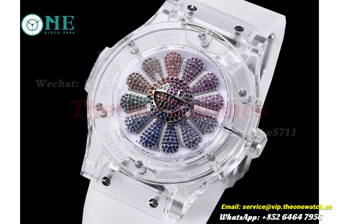 Classic Fusion 45mm Plastic/RU SunFlower Dial V9F HUB1214