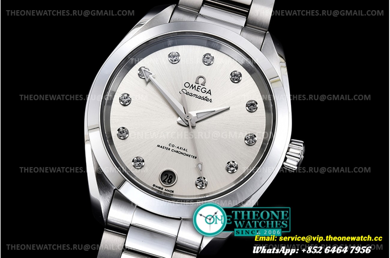Omega - Aqua Terra 150M 34mm Ladies SS/SS S.Wht/Dm VSF A8800
