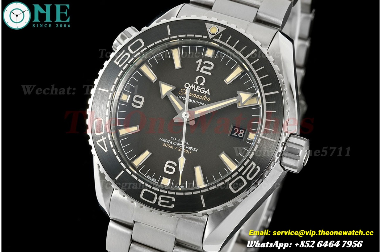 Planet Ocean 600m 43.5mm SS/SS Grey Dial SCF A8900