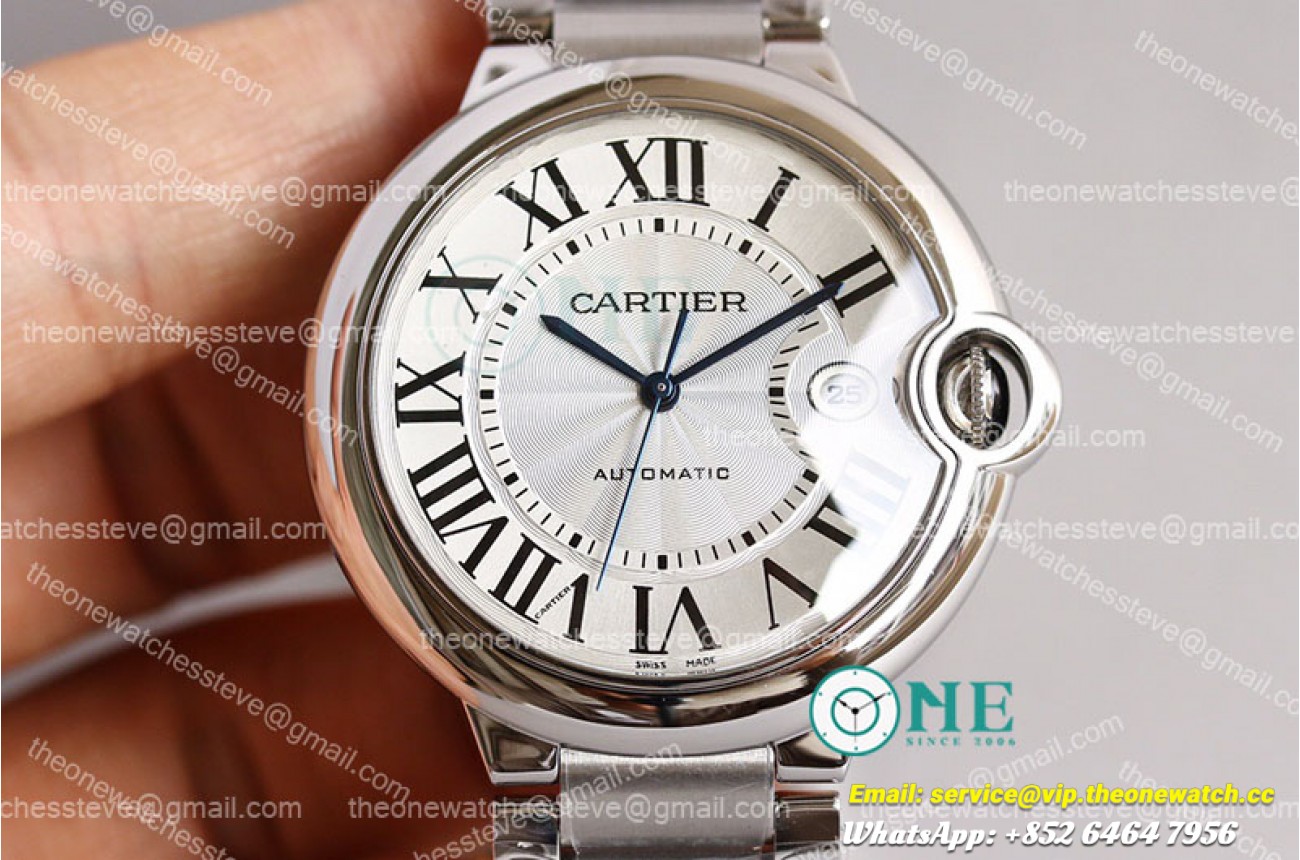 Balon Bleu De Cartier 3KF W69012Z4 SS/SS White 42mm A2824