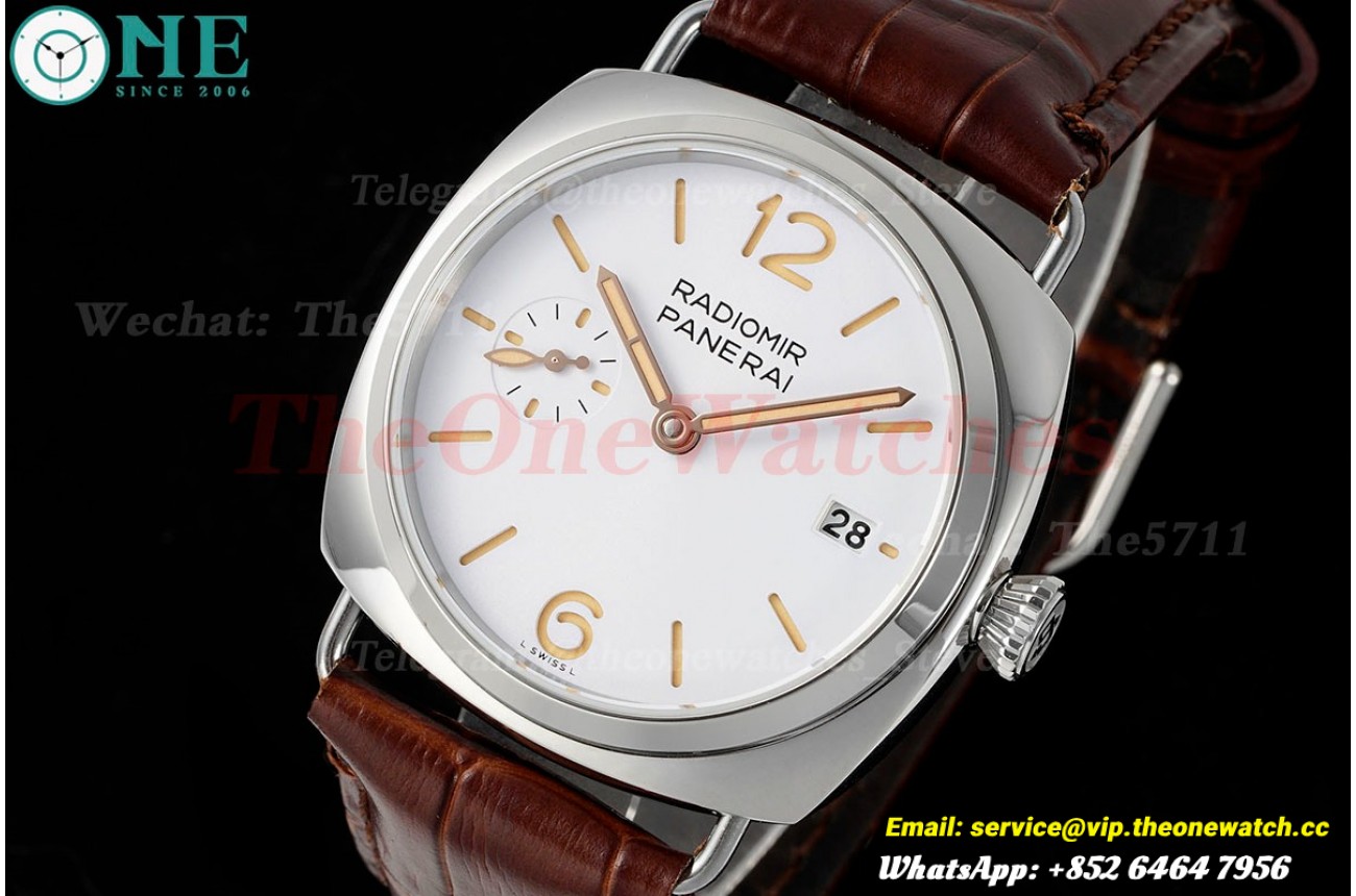 Radiomir Quaranta PAM1292 40MM SS/LE White Dial TTF A7750