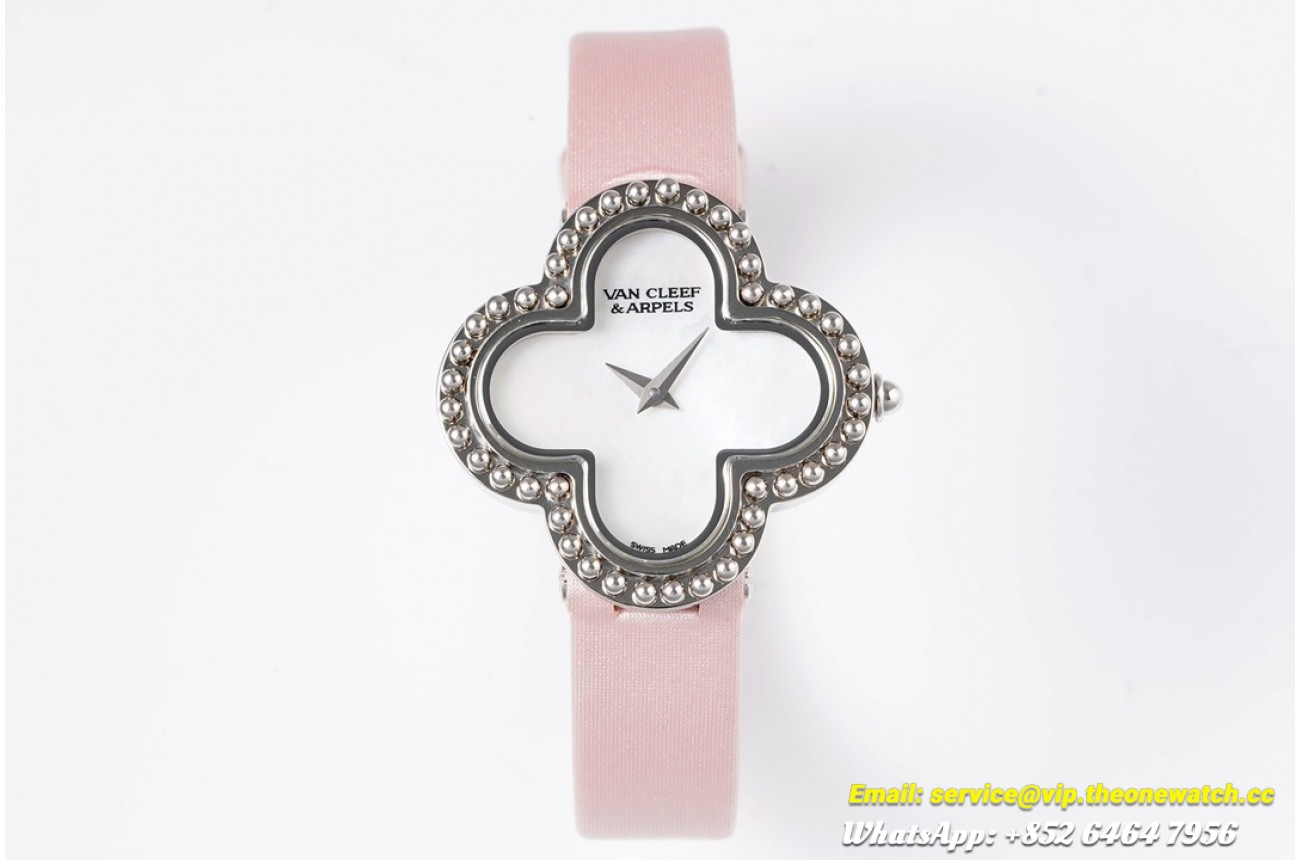 Van CLeef & Arpels - Alhambra Ladies 30.2mm SS/SA Mop Dial BVF Quartz