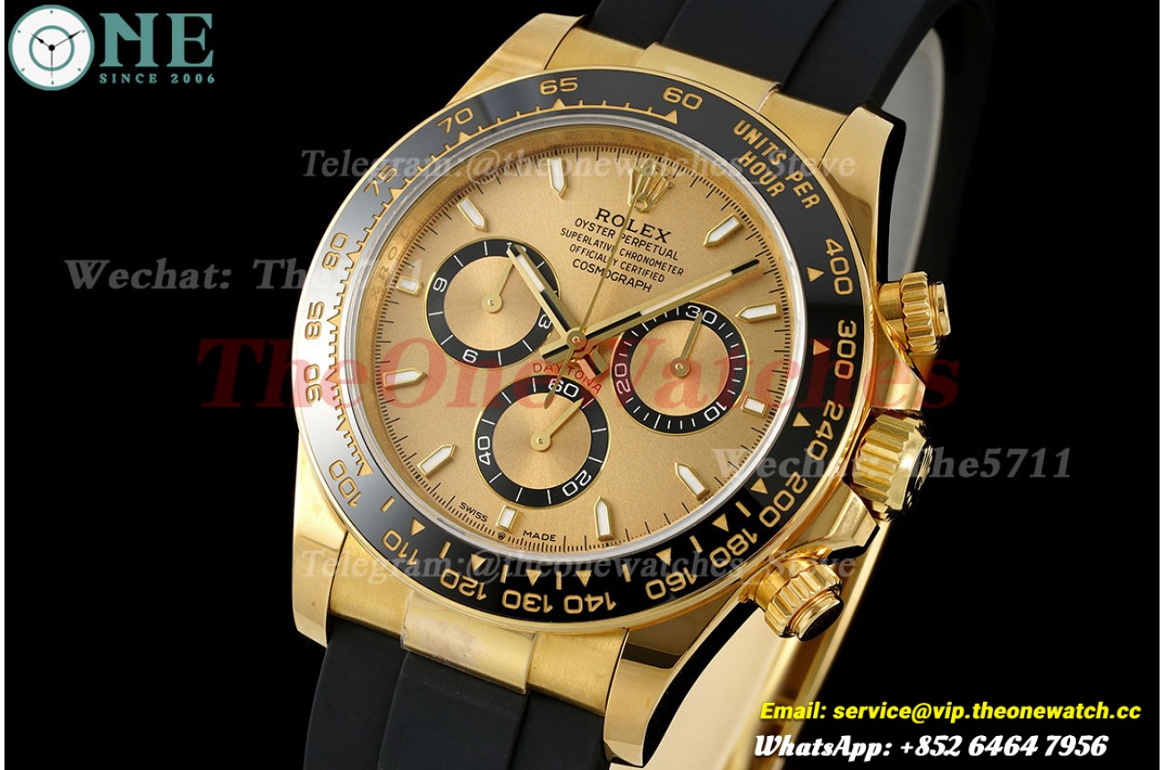 Daytona 126518 40mm Wrapped YG/RU Gold/Stk ERF JH4131 (Weighted Approx.160g) (Free Sprung)