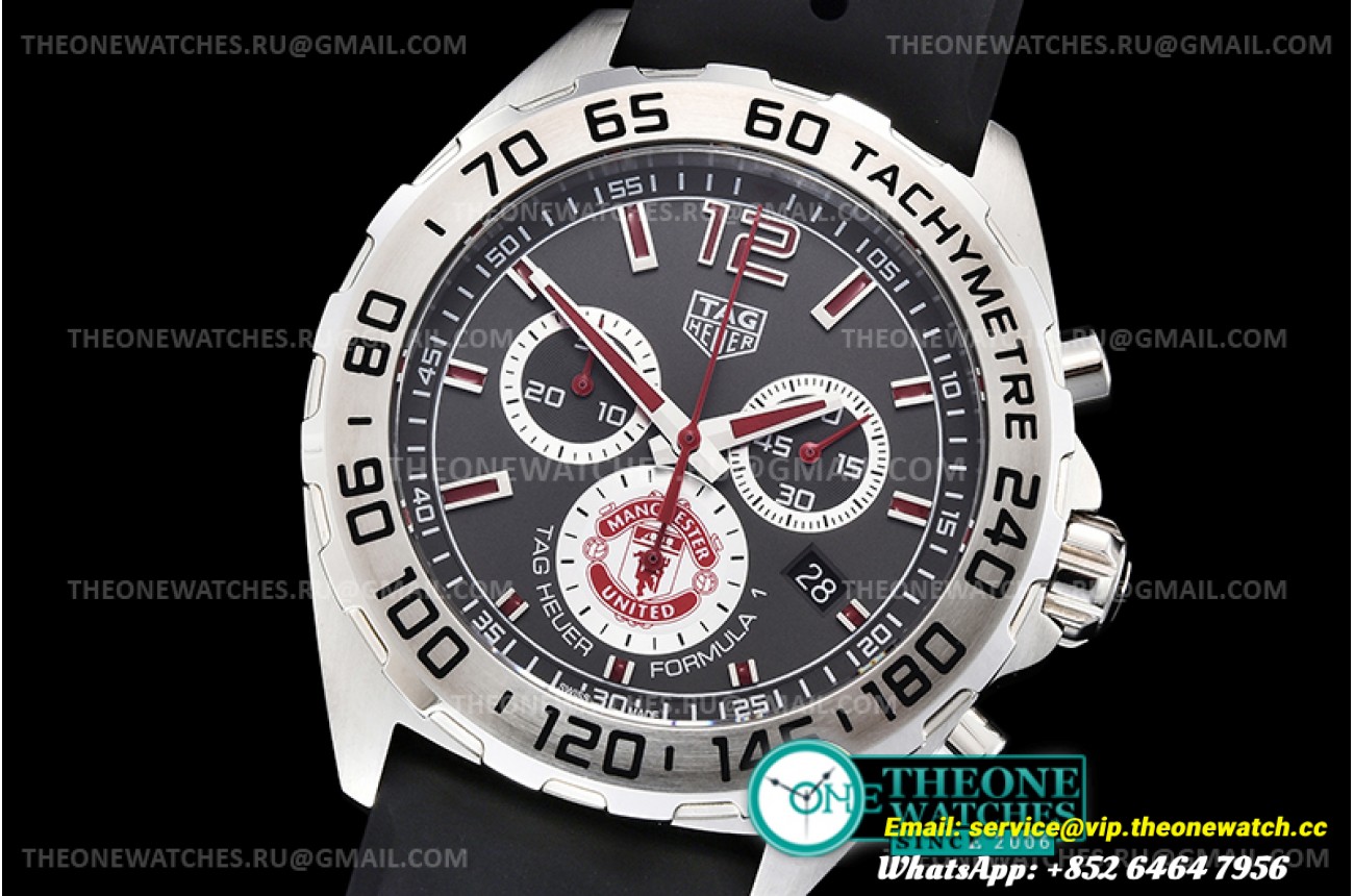 Tag Heuer - Tag F1 Man U Chrono SS/RU Grey XTF Swiss Qtz