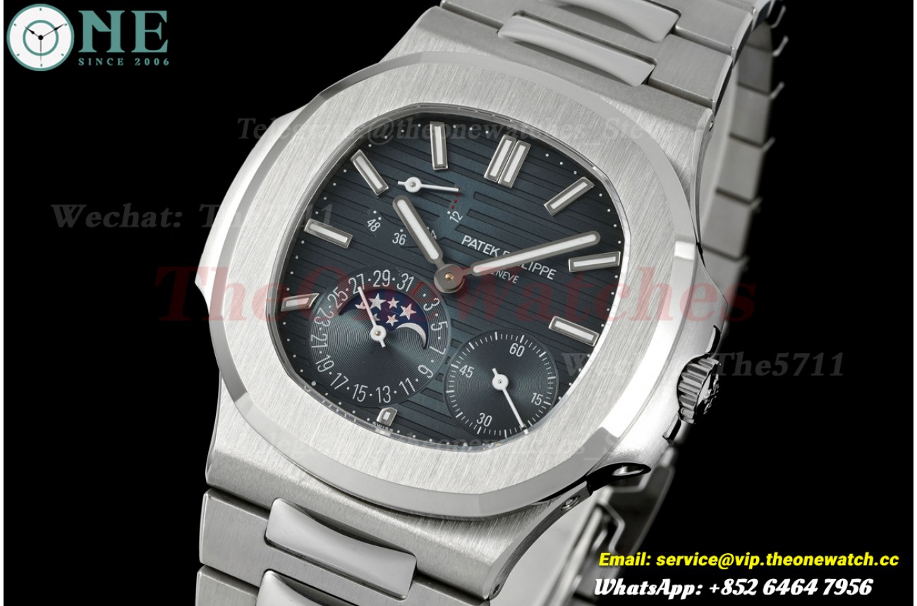 Nautilus 40mm 5712 SS/SS Blue/Stk WSF A240 Super Clone