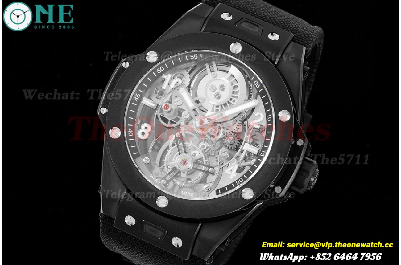 Big Bang Unico Tourbillon 45mm Black Ceramic/NY HBF HW6035