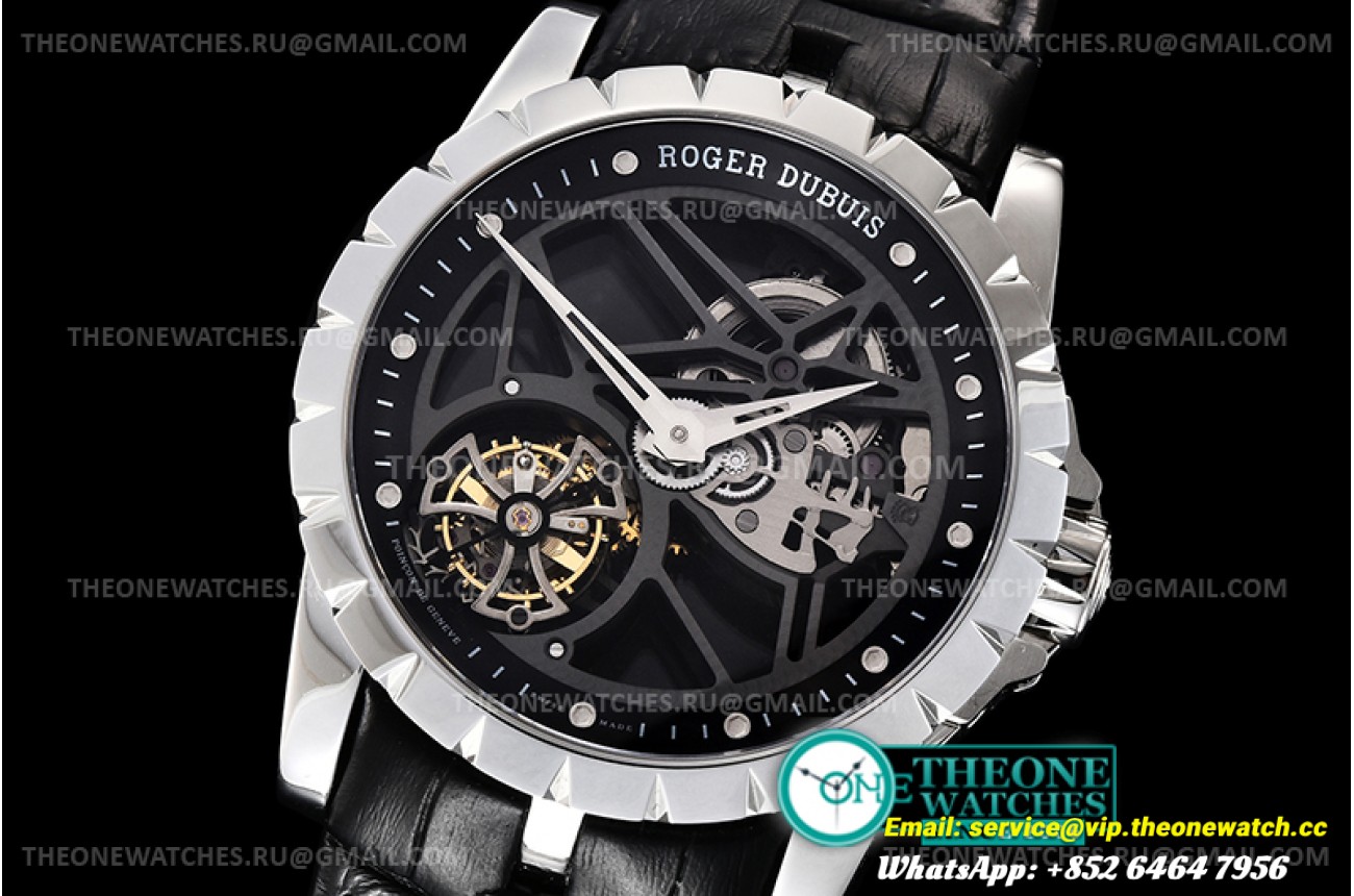 Roger Dubuis - Excalibur Skele Flying Tourb RDDBEX0392 SS/LE Ske JBF