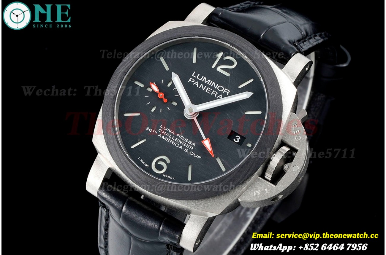 Luminor GMT PAM1096 42mm TI/LE Black Dial VSF P9011