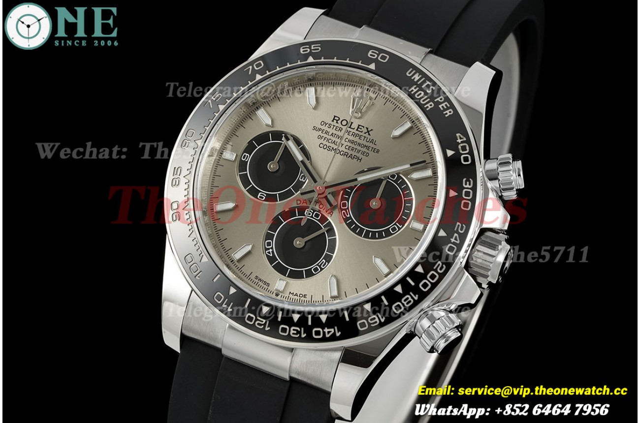 Daytona 126519 40mm Wrapped SS/RU Grey/Stk ERF JH4131 (Weighted Approx.160g) (Free Sprung)