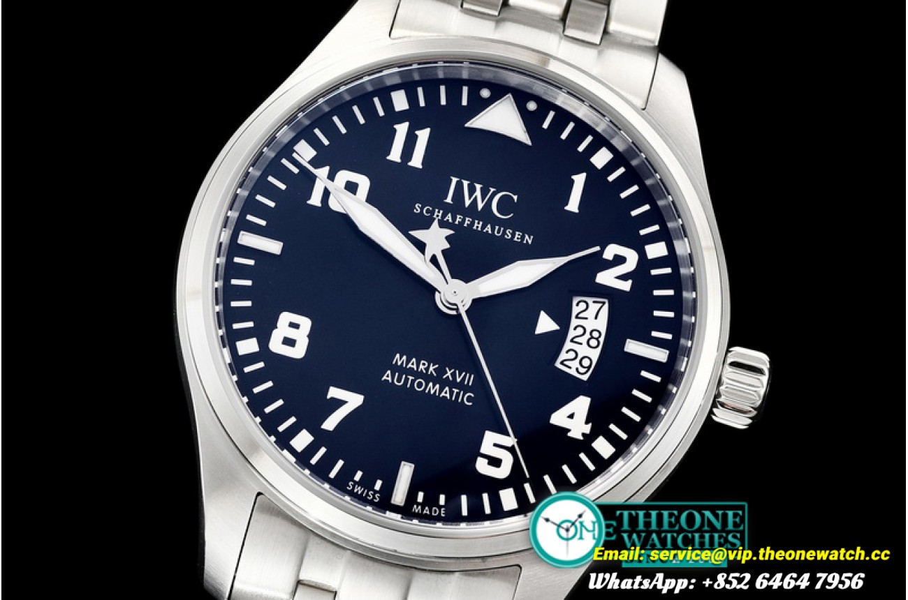 IWC - Mark XVII Le Petit Prince SS/SS Blue MKF MY9015 Mod