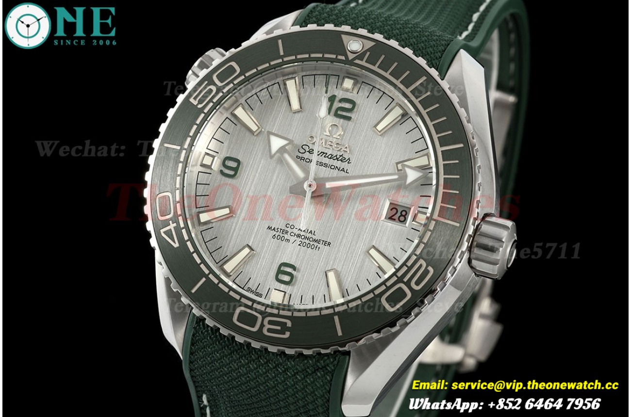 Planet Ocean 600m 43.5mm SS/RU Grey Textured Dial SCF A8900