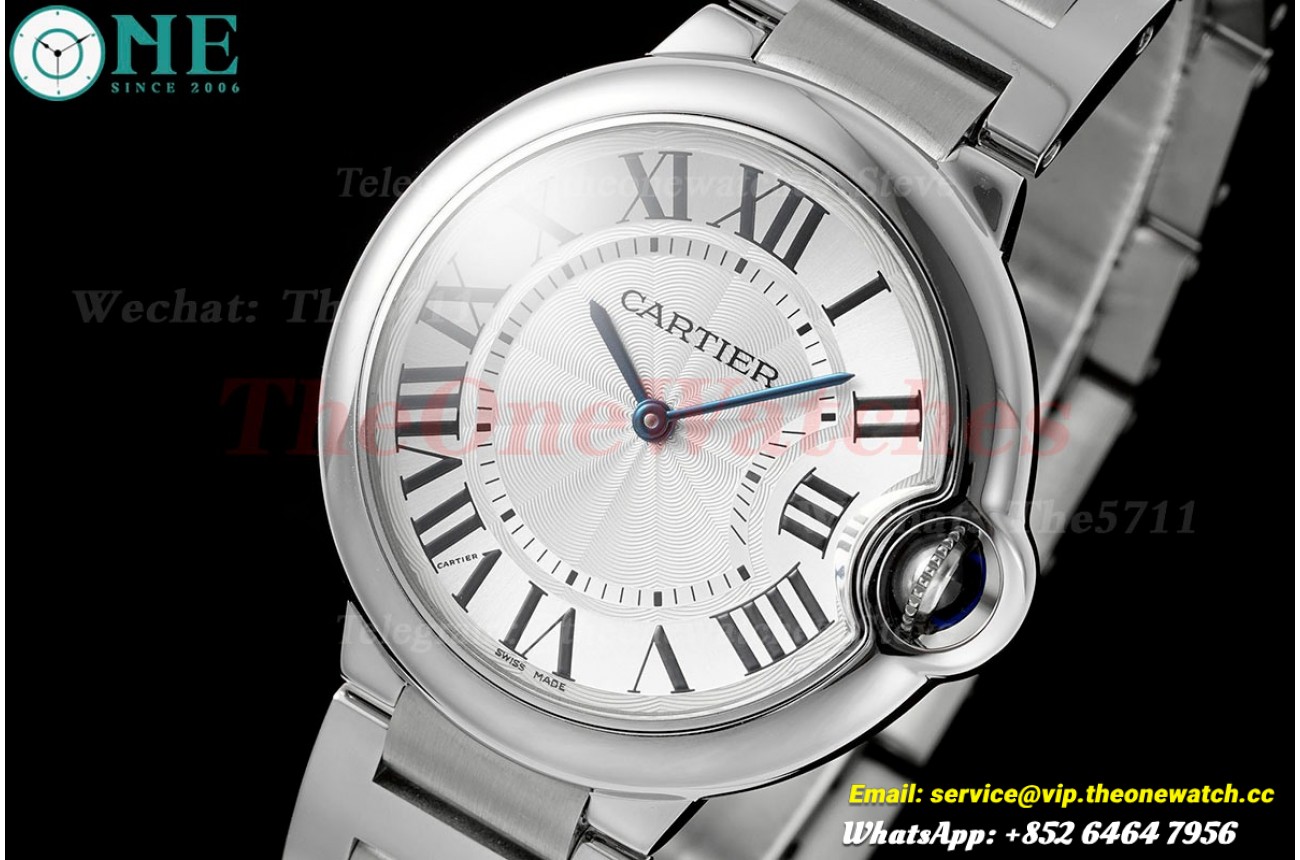 Ballon Bleu 36mm SS/SS White Dial V6F Quartz