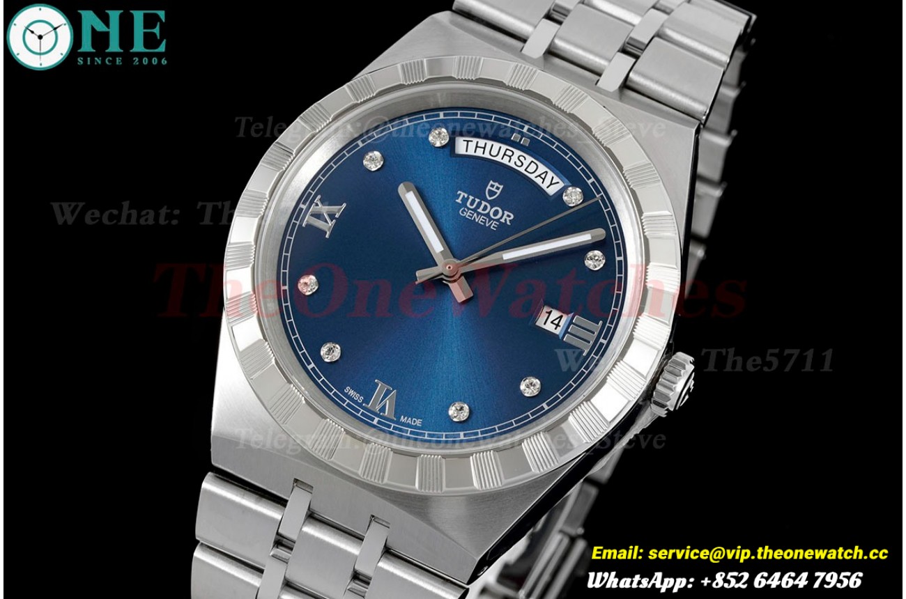 Royal Day-Date 41mm SS/SS Blue/Dia V7F A2836