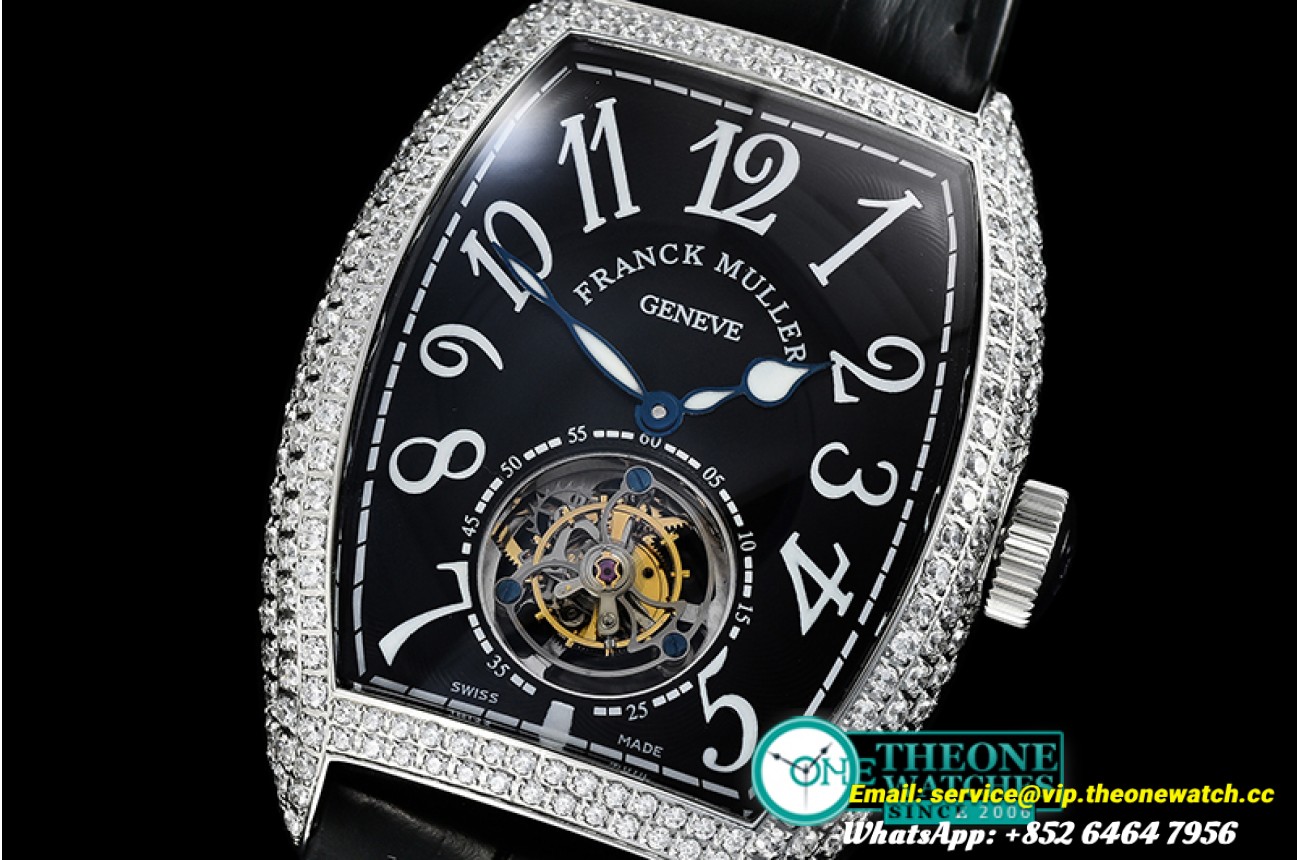 Franck Muller - Aeternitas Tourbillon DIAM/SS/LE Blk Flying Tourbillon