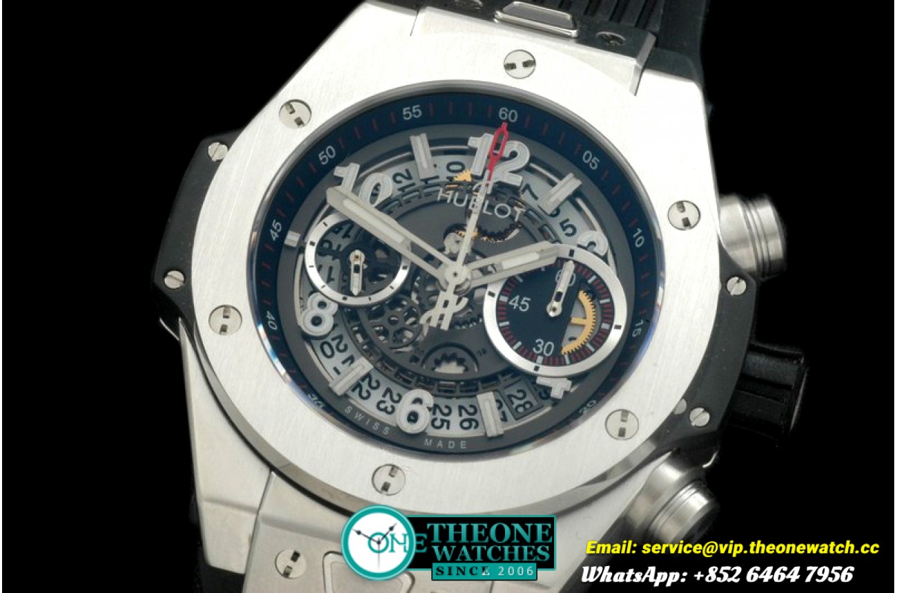 Hublot - Big Bang Unico SS/RU Skeleton Asian 7750