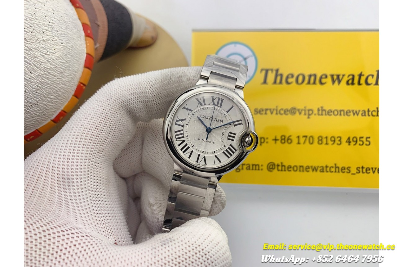Ballon Bleu De Cartier 36mm SS/SS White Dial V6F NH05