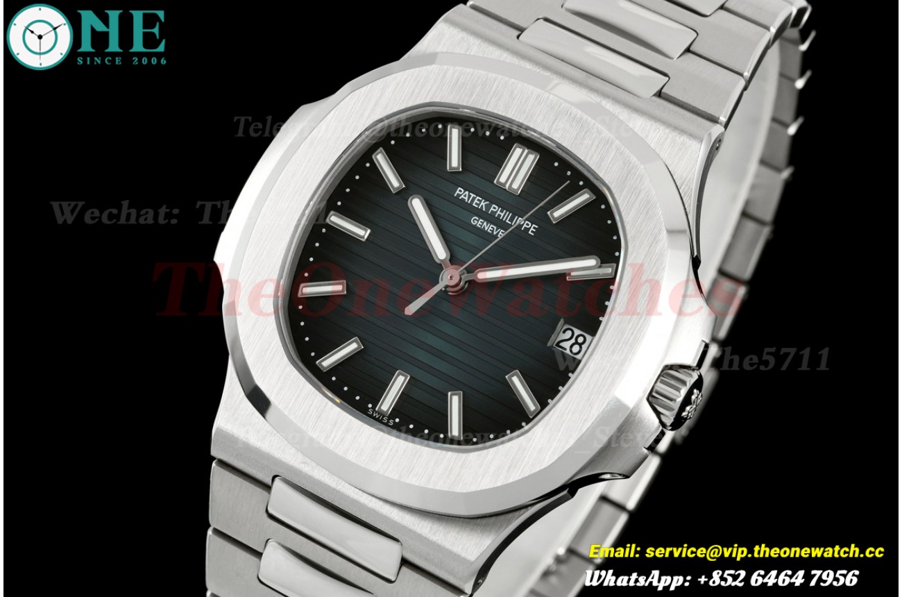 Nautilus 5711 40mm SS/SS Blue Dial DDF DD324 Super Clone V2 (SW Dial)