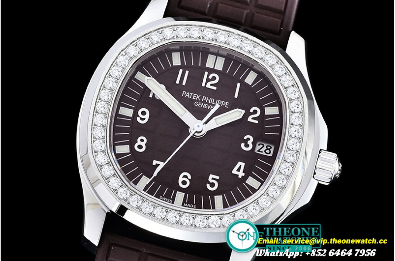 Patek Philippe - Aquanaut Midsize 5069A Diams SS/RU Brown TWF MY9015 Mod