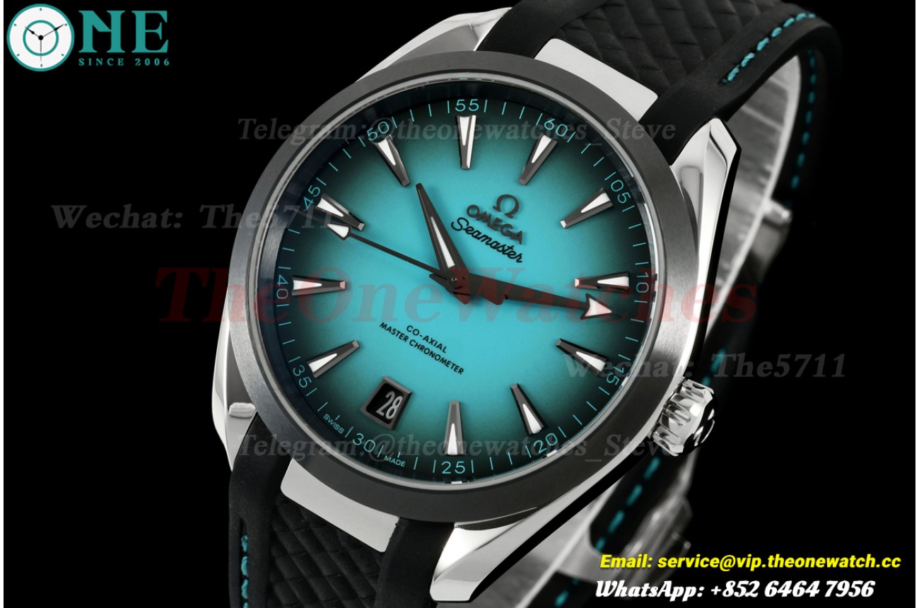 Aqua Terra 150M 41mm SS/RU Turquoise Dial VSF VS8900