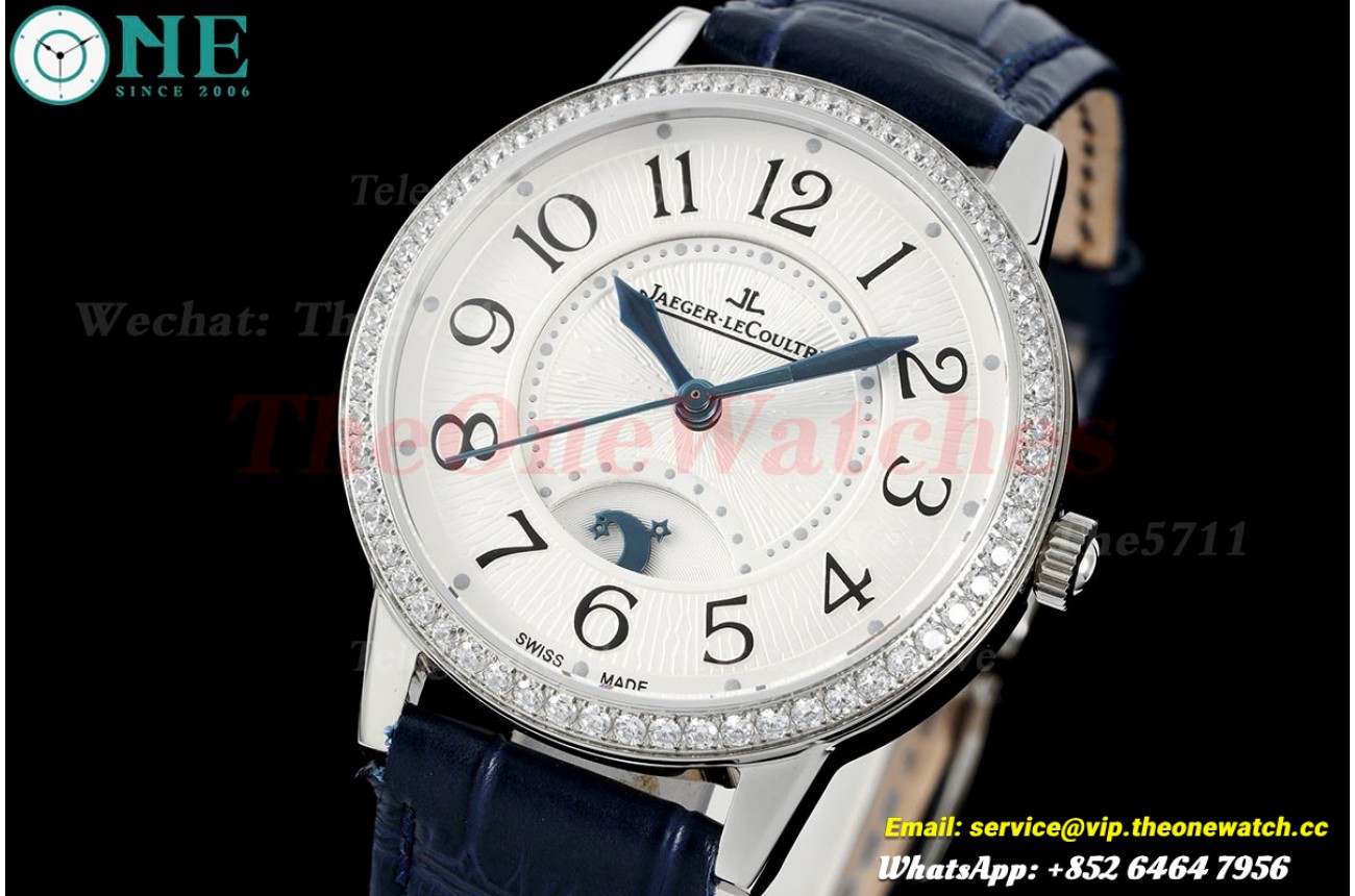 Master Ultra Thin Moon Ladies Diams RG/LE White JVS MY9015 Mod