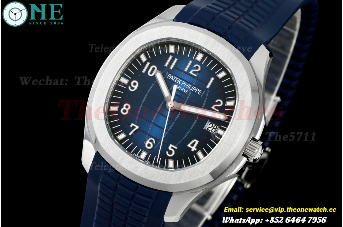 Aquanaut 5168 42mm SS/RU Blue Dial WSF DPB330 (Weighted Approx.150g) (SW Dial)