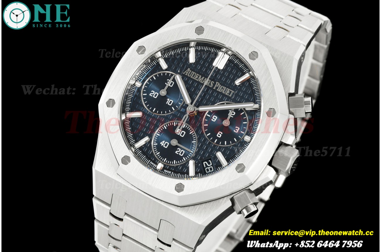 Royal Oak Chrono 26240 41mm SS/SS Blue Dial TOPF DD4401 Super Clone
