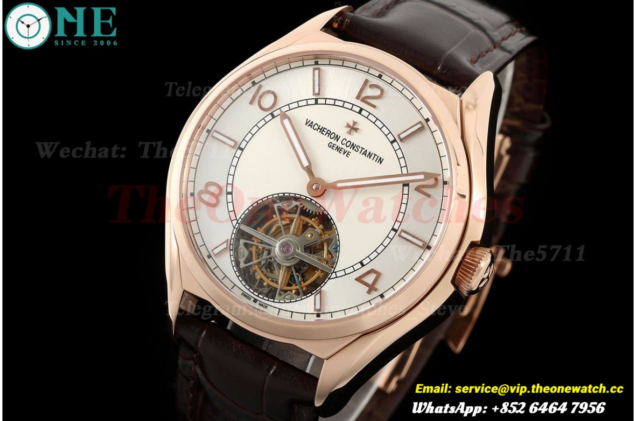 Fiftysix 41mm RG/LE White Dial EURF Tourb
