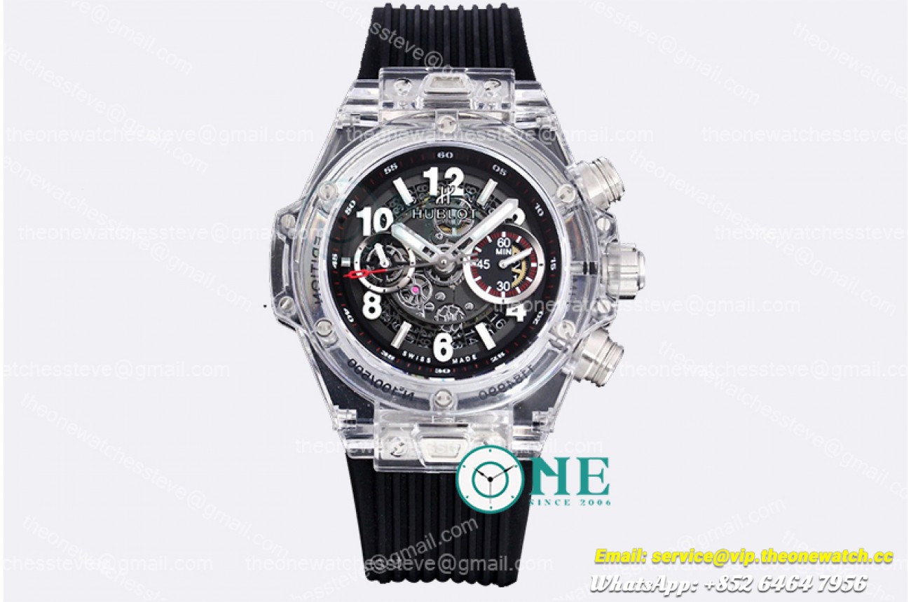 Hublot - Big Bang Unico Sapphire 45mm PL/RU Black Asia 7750