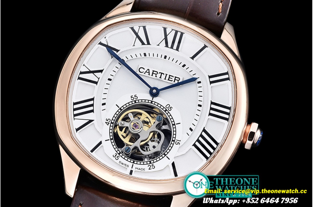 Cartier - Drive De Cartier Tourbillon RG/LE White Tourbillon