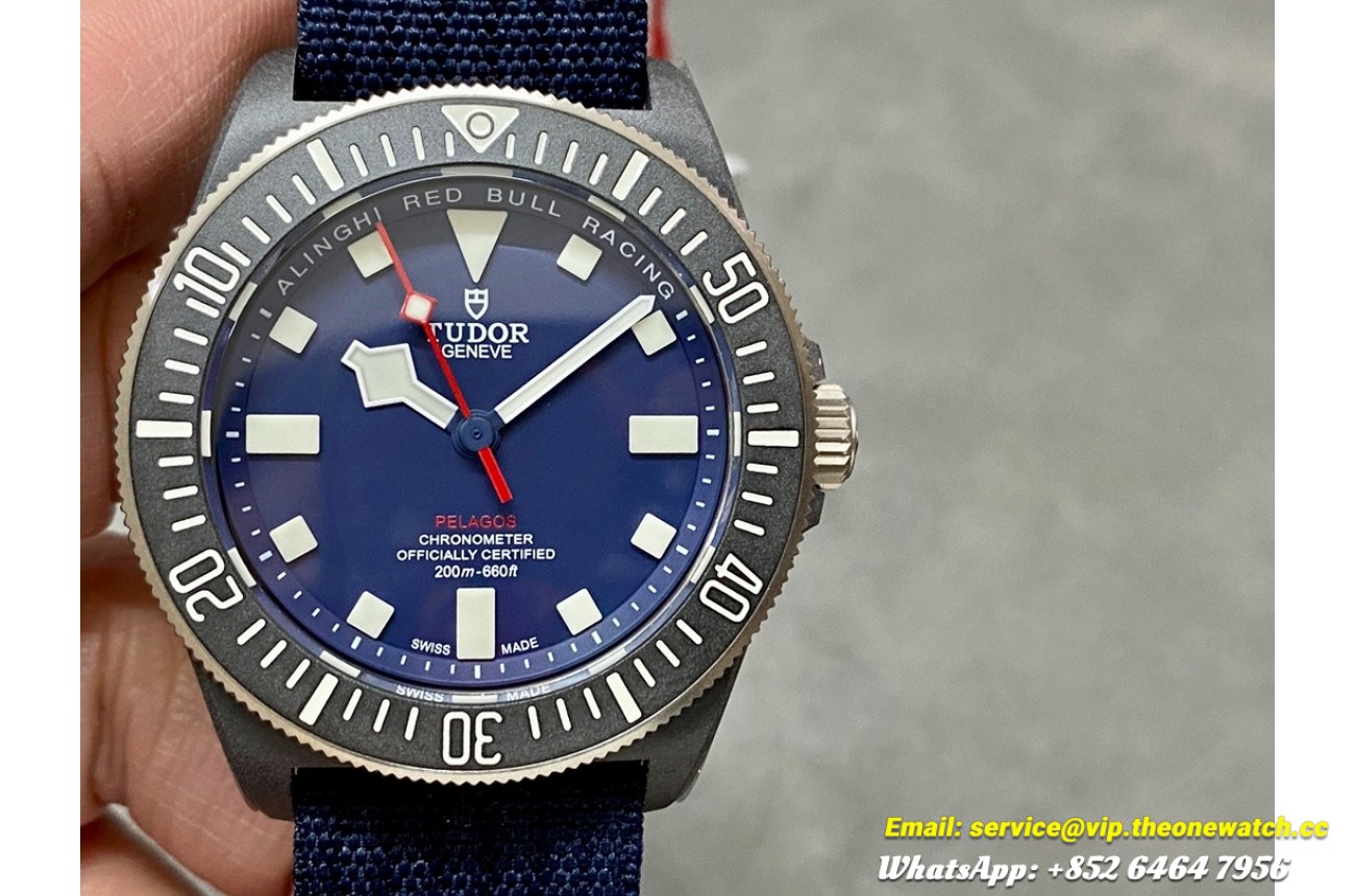 Tudor Pelagos FXD 42mm Carbon/NY Blue Dial M+F 8N24