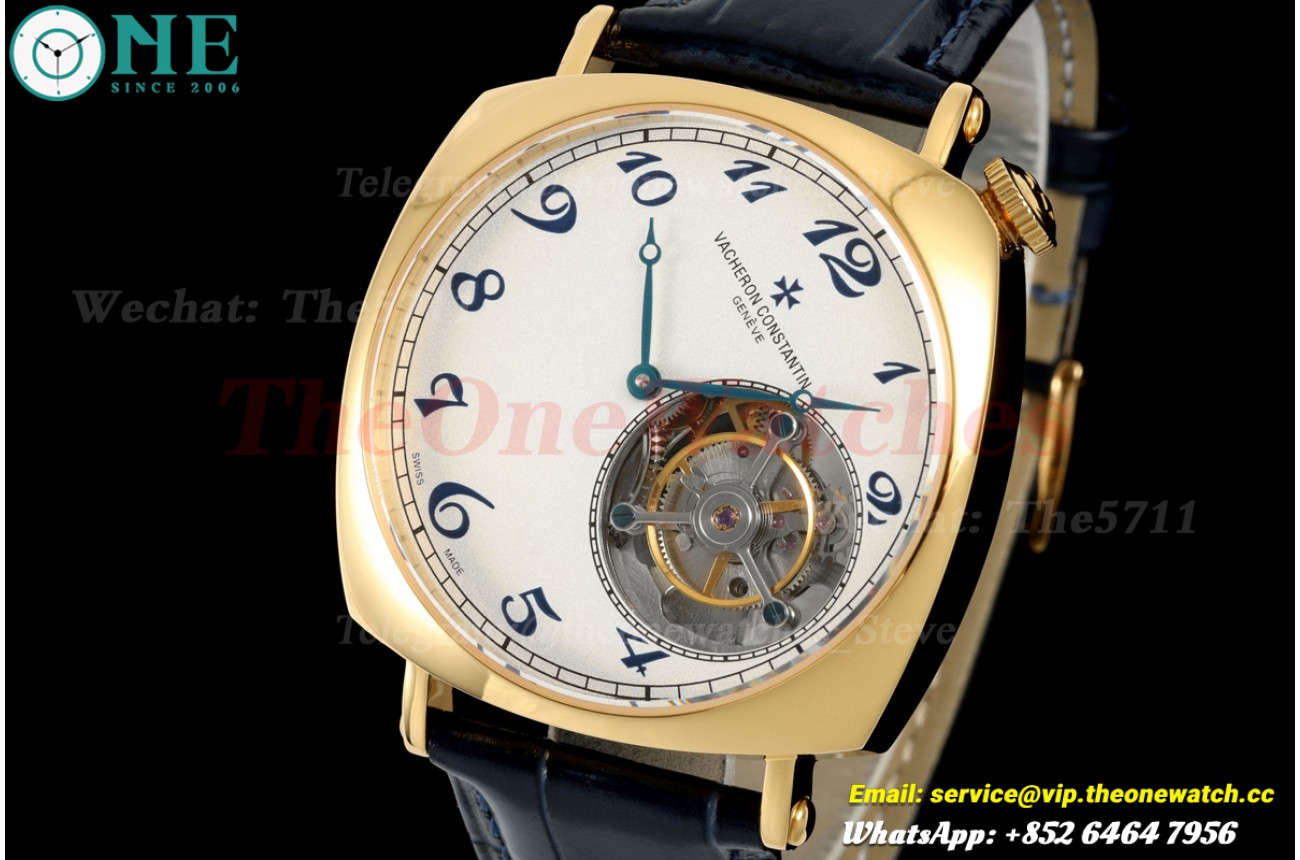 Historiques 40mm YG/LE White DIal RMSF Tourb