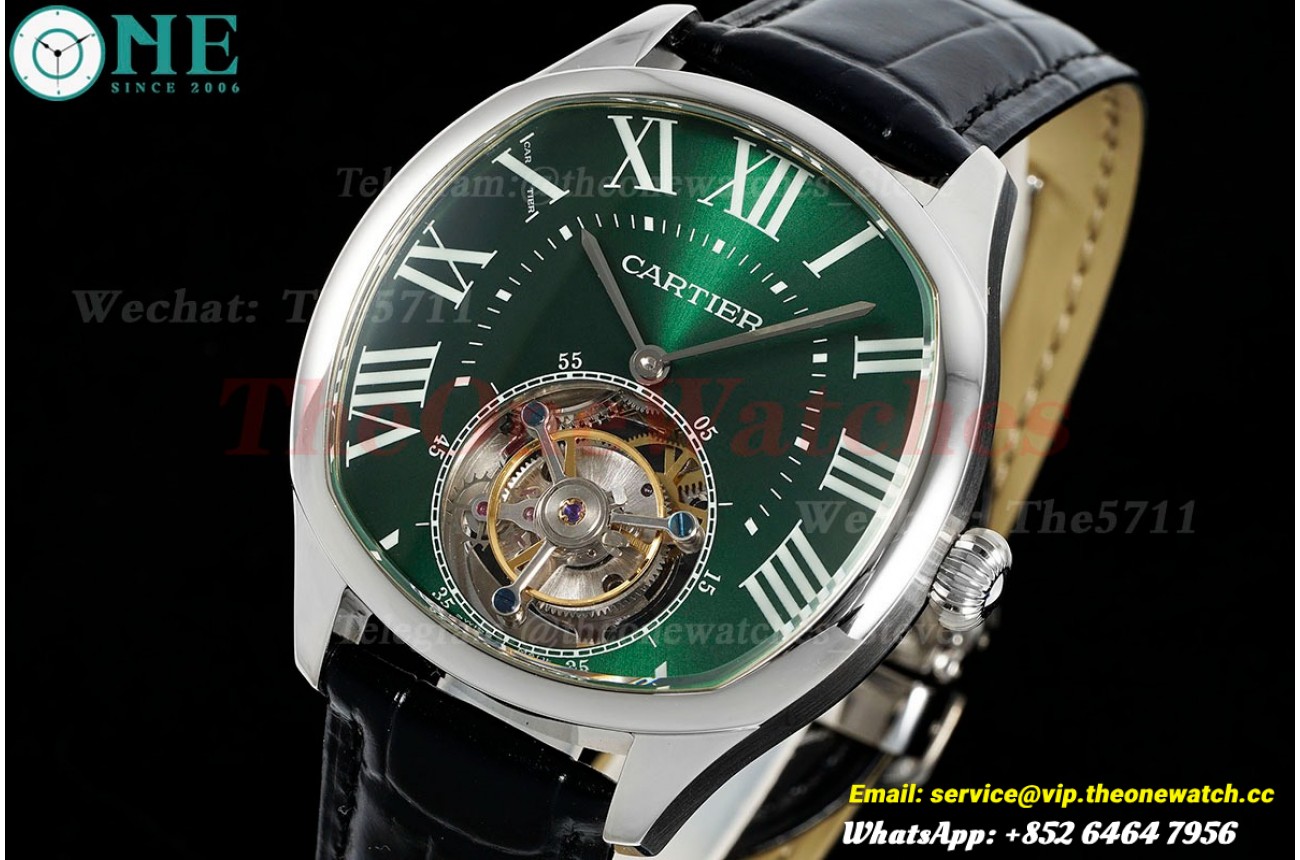 Drive De Cartier 40mm SS/LE Green Dial RMSF Tourb