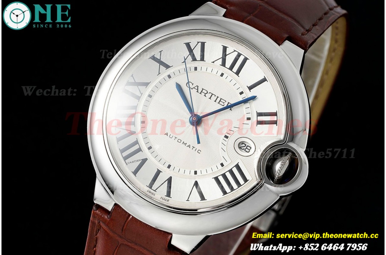 Ballon Bleu De Cartier 42mm SS/LE White Dial AF A2824