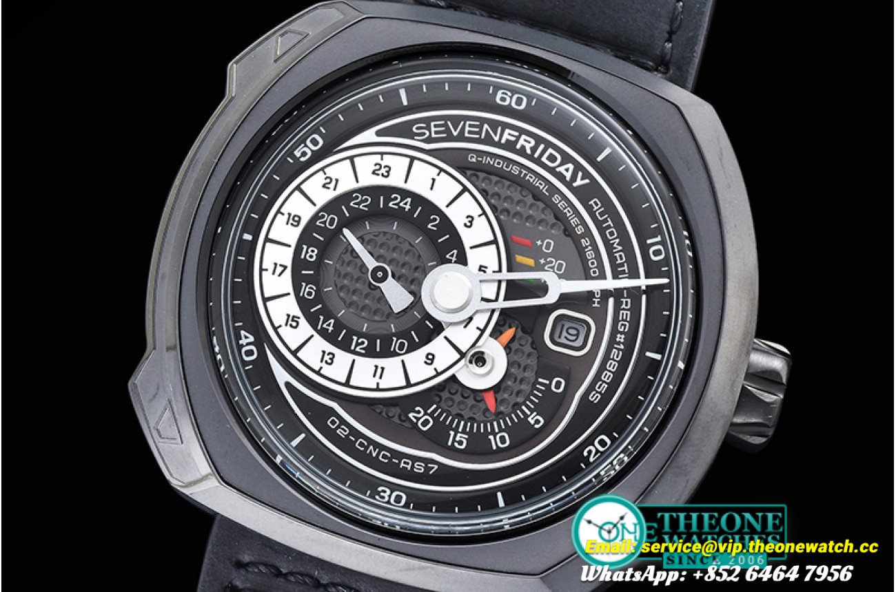 SevenFriday - SevenFriday Q3-01 PVD/LE Black Jap Miyota