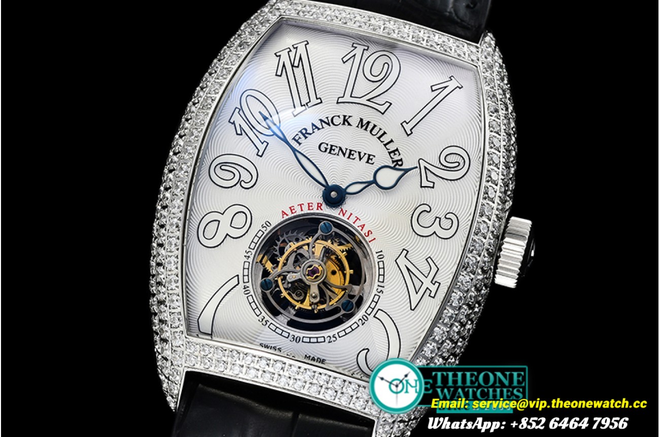Franck Muller - Aeternitas Tourbillon DIAM/SS/LE Wht Flying Tourbillon