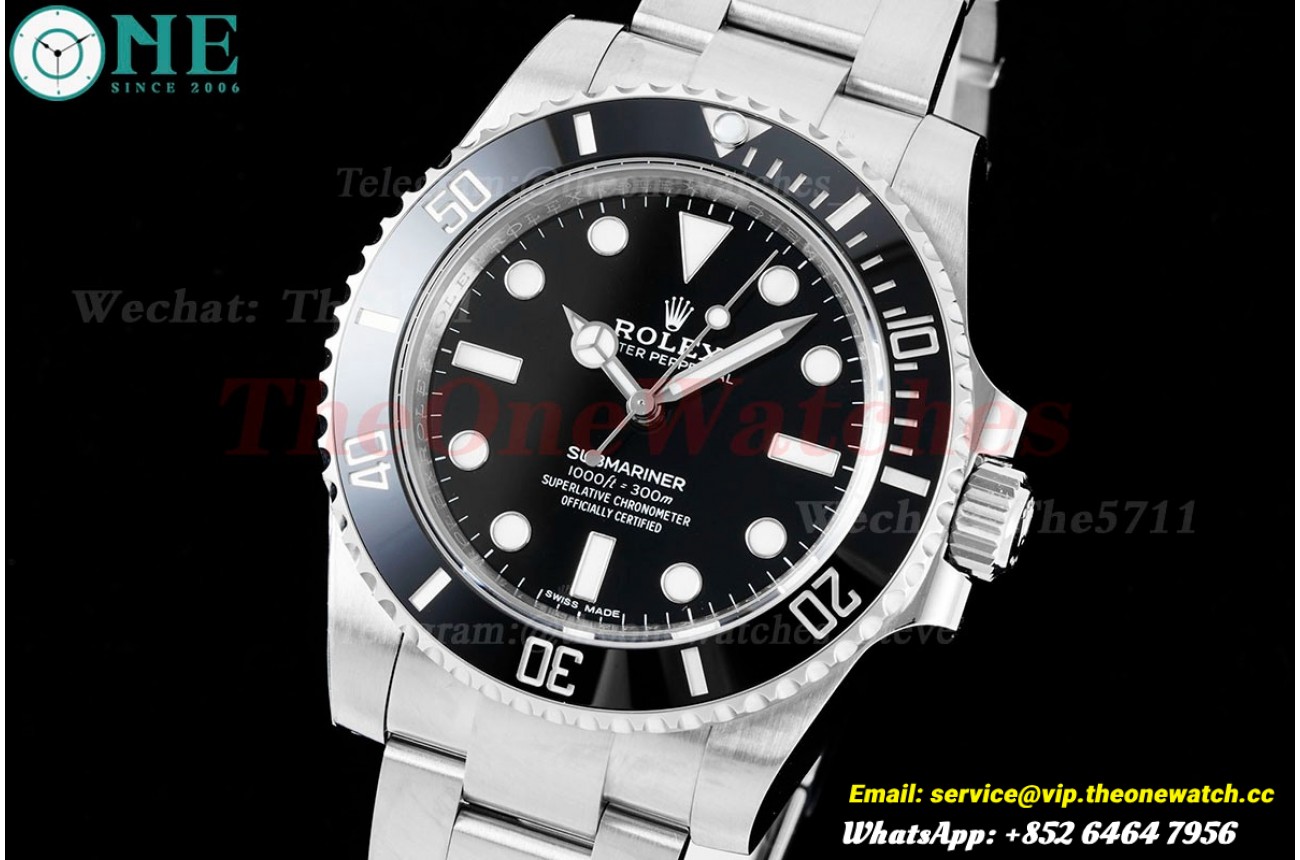 Submariner No Date 114060 40mm ceramic 904L VSF VS3130