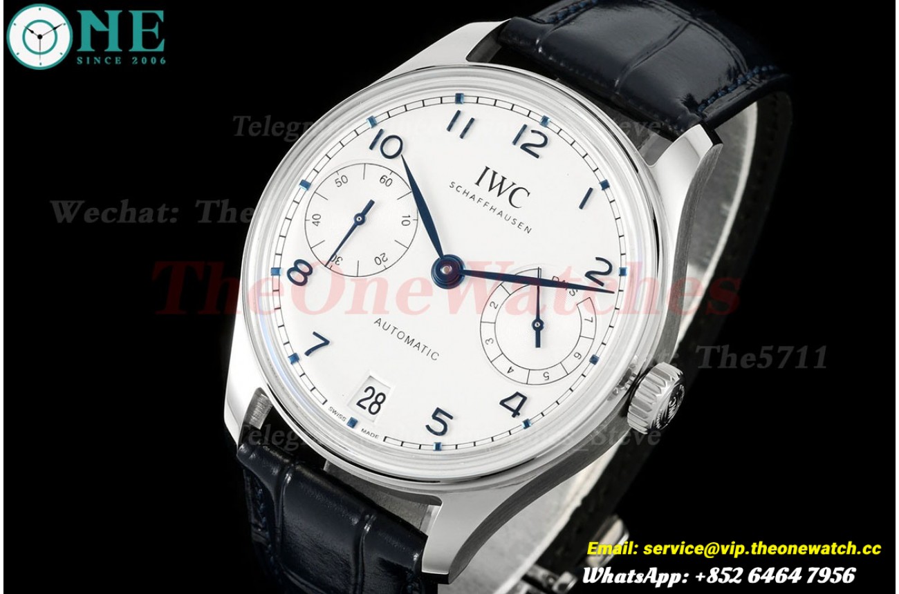 Portugieser 7 Days 2024 42mm SS/LE White/Blue APS A52010