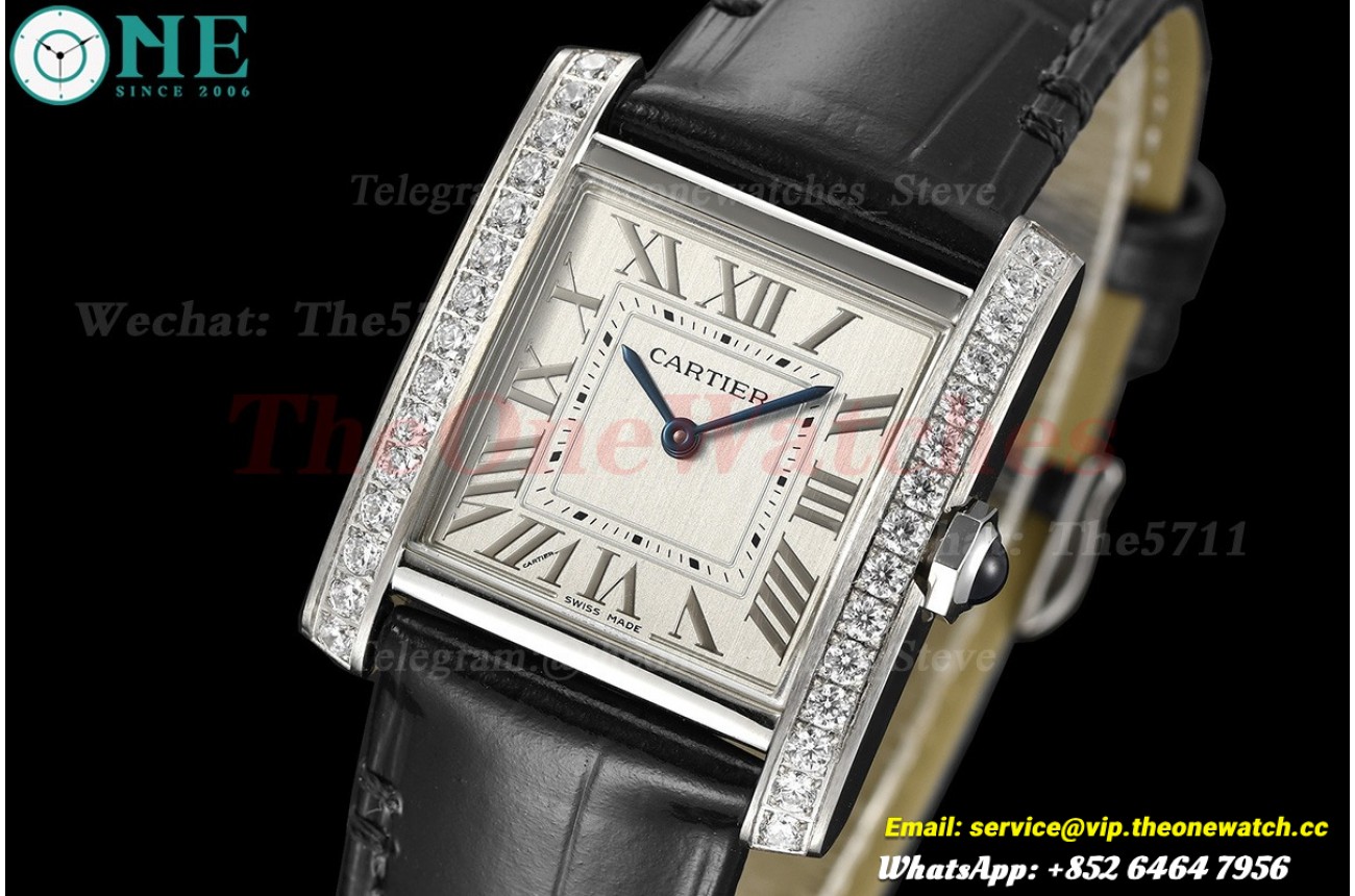 Tank Française 27mm Dia SS/LE Silver Dial 8848F Quartz